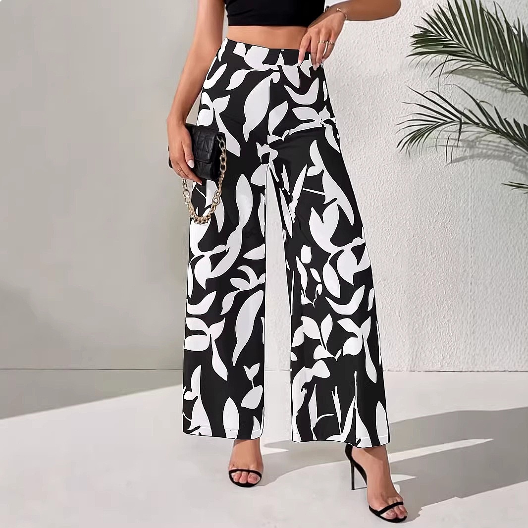 Linen Pant Wide - Loose Wide Leg Pants Women Casual