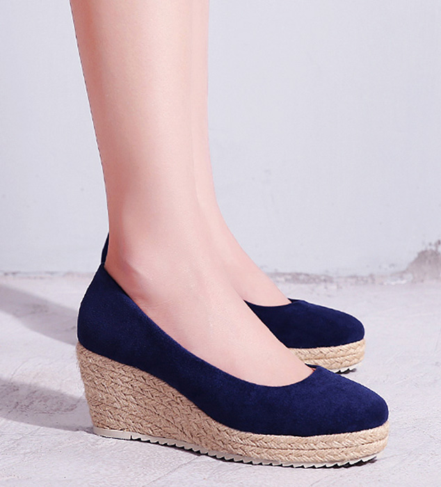 EAGSITY Suede Wedges shoes Pum - огляд і ціна Wedge Espadrille Women