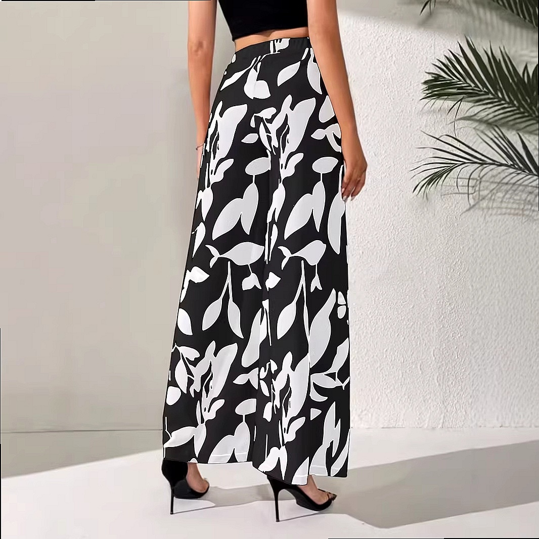 Loose Wide Leg Pants Women Cas - огляд і ціна Linen Pant Wide