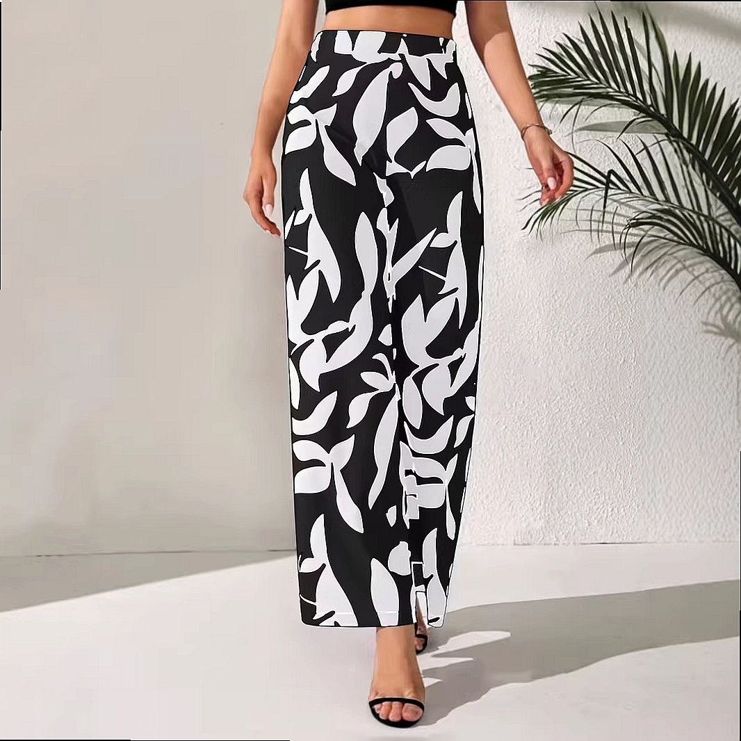 Loose Wide Leg Pants Women Cas - огляд і ціна Linen Pant Wide