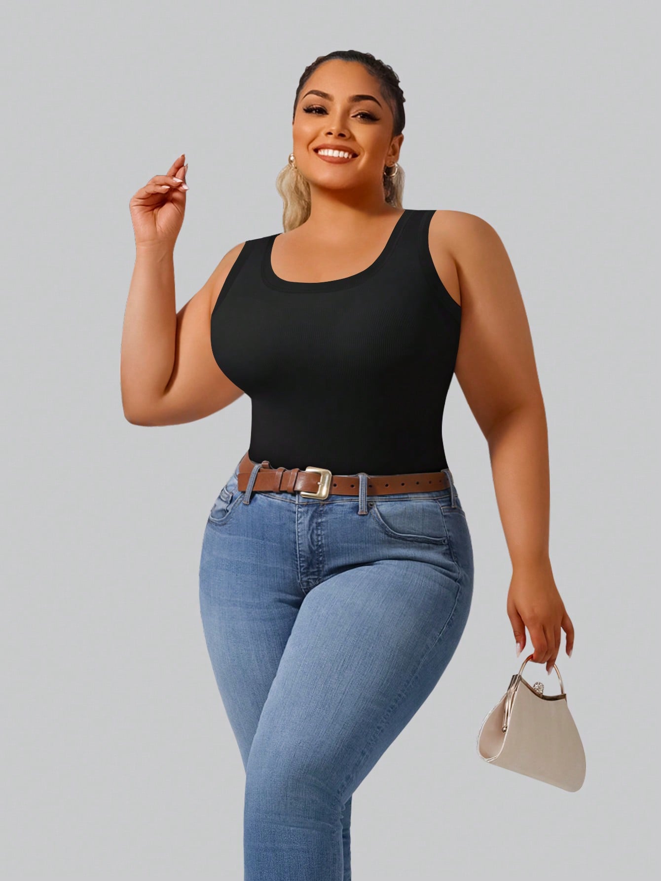 Plus Size Women's High Stretch - огляд і ціна Crop Top Crochet